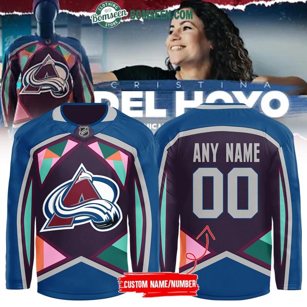 Colorado Avalanche Hispanic Heritage Month 2024 Personalized Hockey Jersey