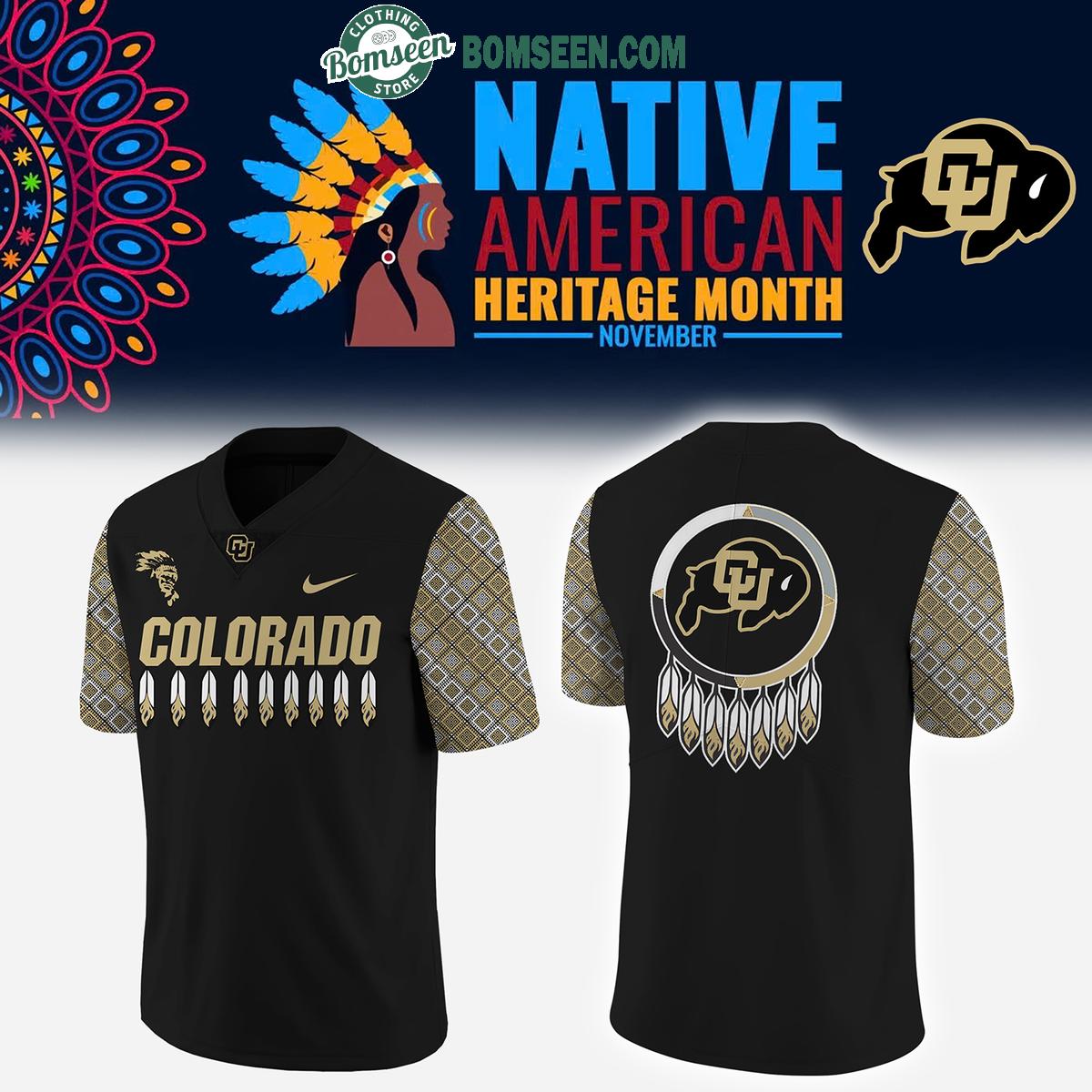 Colorado Buffaloes November Native American Heritage Month Football Jersey