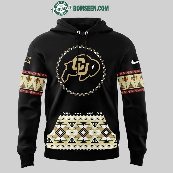 Colorado Buffaloes Traditional Honor Native American Heritage Hoodie T-Shirt
