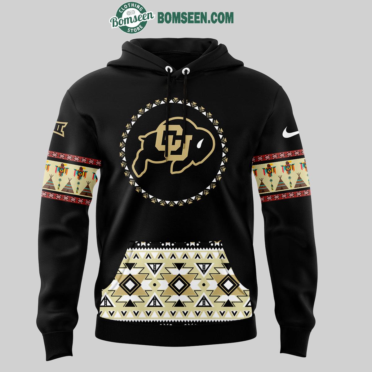 Colorado Buffaloes Traditional Honor Native American Heritage Hoodie T-Shirt Colorado Buffaloes Traditional Honor Native American Heritage Hoodie T-Shirt