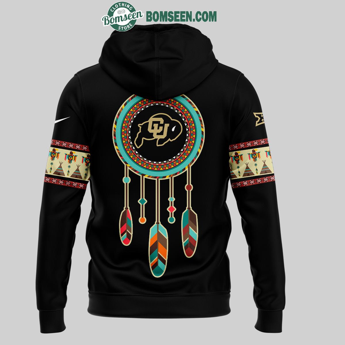 Colorado Buffaloes Traditional Honor Native American Heritage Hoodie T-Shirt Colorado Buffaloes Traditional Honor Native American Heritage Hoodie T-Shirt